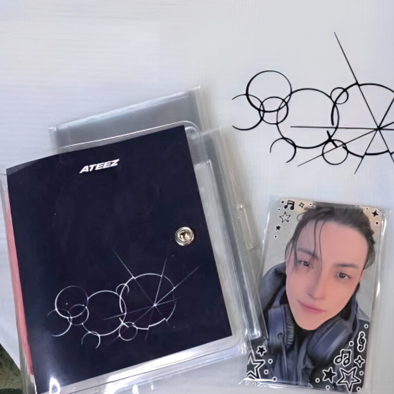 OEM 3-ring photocard binder prepared for ATEEZ comeback concert fan gift – KPOP merchandise by APLED